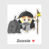 Olentzero vasco Eguberri on by Simonsitos Aufkleber (Blatt)