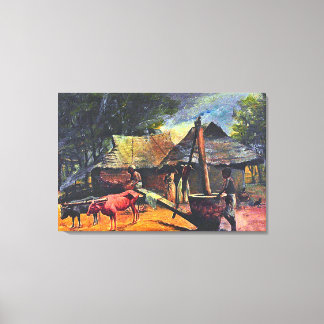 Ölextraktor: Raja Ravi Varma Malerei Leinwanddruck