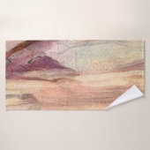 Ölfarbe abstrakt nah. Kunsttextur Badehandtuch (Badehandtuch)