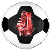 Ölfarbe des Roten Motors, Fußball (Gedreht)