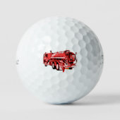 Ölfarbe des Roten Motors, Golfball (Vorderseite)