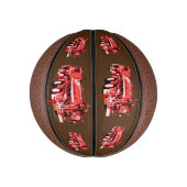 Ölfarbe des Roten Motors, Mini Basketball (Vertikal)