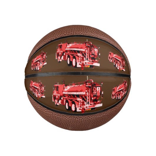 Ölfarbe des Roten Motors, Mini Basketball (Vorderseite)