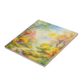Ölfarbe eine Frühlingslandschaft 2 Fliese (Seite)