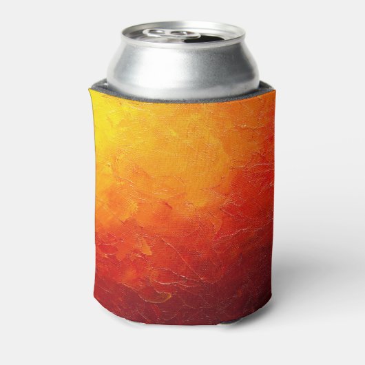 Ölfarbe Textur: Abstrakte Leinwand Dosenkühler (Kanne Rückseite)