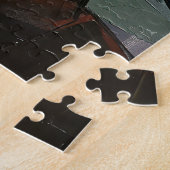 Ölfarben-Rabe – Düsterer Corvid-Gotik Puzzle (Seite)