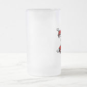 Ölfeld-Abfall-mattierte Bier-Tasse, Mattglas Bierglas (Mittel)