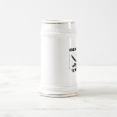 Ölfeld-Abfall, Schädel u. gekreuzte Knochen, Bierglas (Mittel)