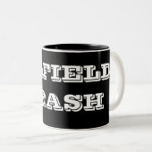 ÖLFELD-ABFALL-TASSE ZWEIFARBIGE TASSE (VorderseiteRechts)