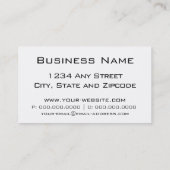 Ölfeld-Blitz-lila Sonnenaufgang Visitenkarte (Rückseite)