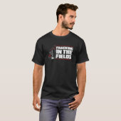 Ölfeld-Bohr-Fracking-Öl-Fracking T-Shirt (Vorne ganz)