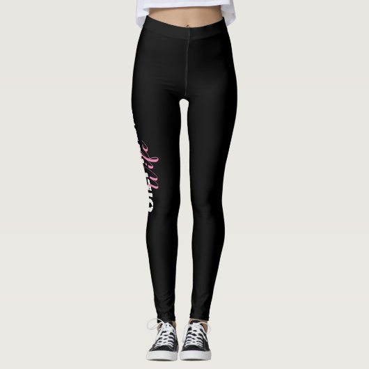 Ölfeld-Ehefrau Leggings (Vorderseite)