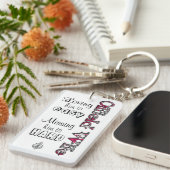 ÖLFELD-FRAU Lieben ist einfach Schlüsselanhänger (Vorderseite rechts)