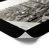 Ölfeld Long Beach Foto 1923 Poster (Ecke)