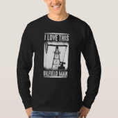 Ölfeld-Mann Fracking Fracker Ölbohrung T-Shirt (Vorderseite)