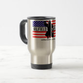 Ölfeld Ninja Reise-Tasse Reisebecher (Vorderseite Links)