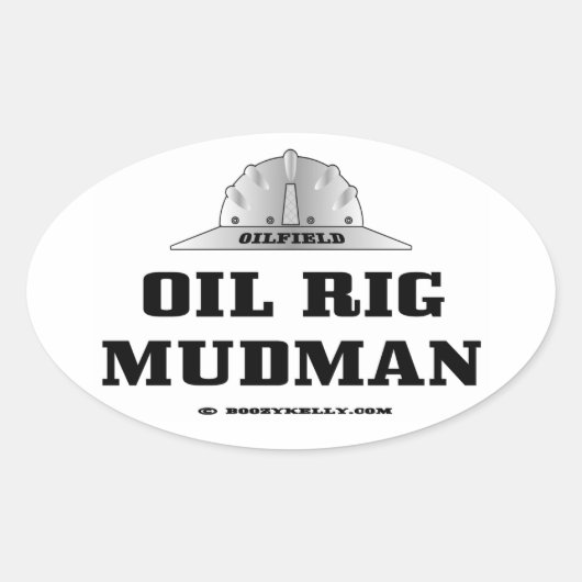 Ölfeld,Ölbohrturm,Bohrgestänge,Ölpflaster,Gas Ovaler Aufkleber (Vorderseite)