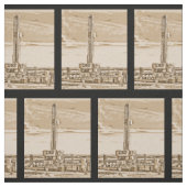 Ölfeld-Ölplattform Stoff (Muster)