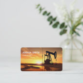 Ölfeld Visitenkarte (Stehend Vorderseite)