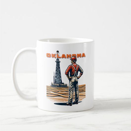 Ölfelder Oklahoma Kaffeetasse (Links)