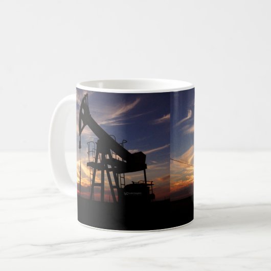ÖLFELDER SONNENKAFFEE-TASSE KAFFEETASSE (Vorderseite Links)