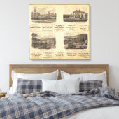 Ölfelder, Wohnsitz Leinwanddruck (Insitu (Schlafzimmer))