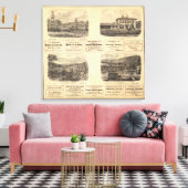 Ölfelder, Wohnsitz Leinwanddruck (Insitu (Wohnzimmer))