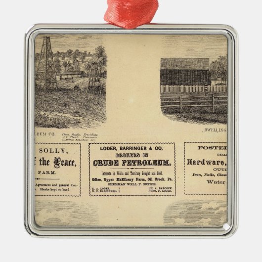 Ölfelder, Wohnsitz Silbernes Ornament (Vorne)