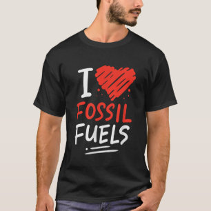 Ölfelderfahrer Schnellwagen über die Liebe fossile T-Shirt