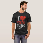 Ölfelderfahrer Schnellwagen über die Liebe fossile T-Shirt (Vorne ganz)