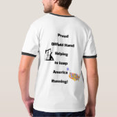 Ölfeldhand T-Shirt (Schwarz voll)