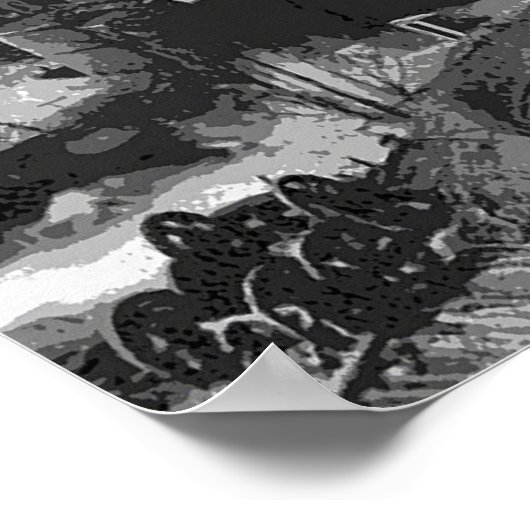 ÖLFELDWALD VON HOLZDERRICKEN POSTER (Ecke)