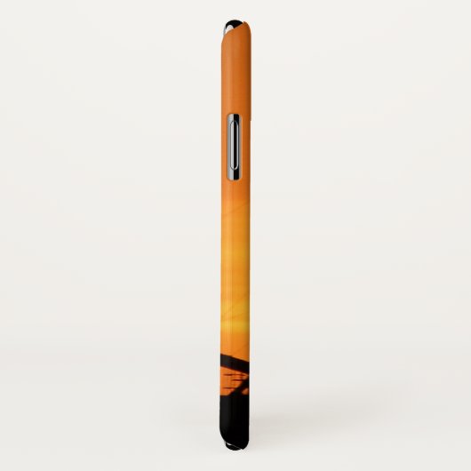 Ölfeldworkover-Service-Anlage, orange Case-Mate iPhone Hülle (Hinten/Rechts)