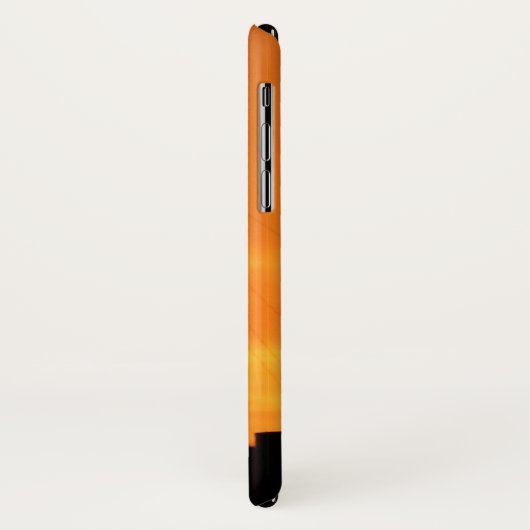 Ölfeldworkover-Service-Anlage, orange Case-Mate iPhone Hülle (Hinten/Links)