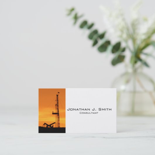 Ölfeldworkover-Service-Anlage, Pumpanlagen Visitenkarte (Stehend Vorderseite)