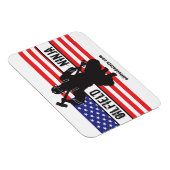 Ölfield Ninja flex magnet mit US-Flagge (Rechte Seite)