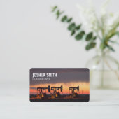 Ölfield Petroleum Oil Company Visitenkarte (Stehend Vorderseite)