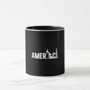 Ölfield Worker America Oil Rig Roughneck Workers Tasse