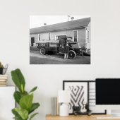 Ölfirma Truck, Anfang des 19. Jahrhunderts Poster (Heimbüro)