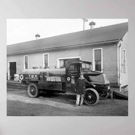 Ölfirma Truck, Anfang des 19. Jahrhunderts Poster (Vorne)