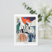 Olga Rozanova #10 - Fine Art Postcard Postkarte (Stehend Vorderseite)