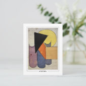 Olga Rozanova #111 - Fine Art Postcard Postkarte (Stehend Vorderseite)