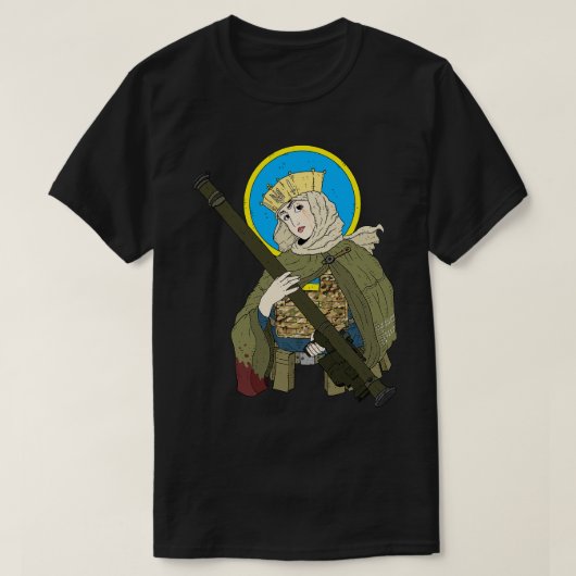 Olga von Kiew ukrainischer Heiliger mit einem Stän T-Shirt (Design vorne)