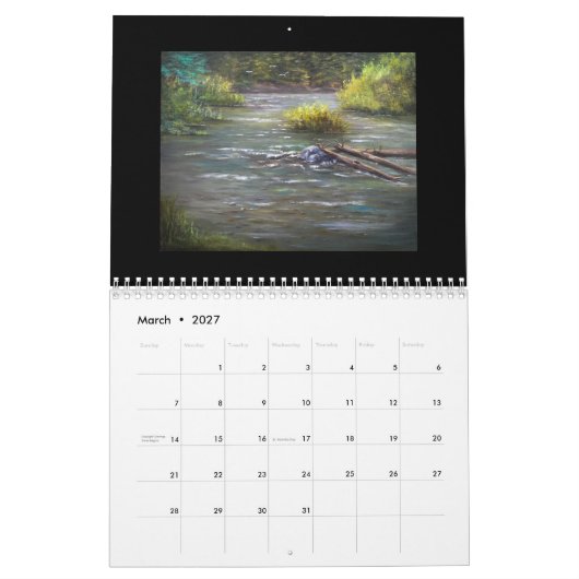 Ölgemälde 2026 2,0 Kalender (Mär 2027)