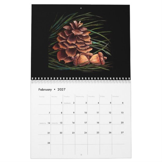 Ölgemälde 2026 2,0 Kalender (Feb 2027)