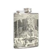 Ölgemälde am Garten von Versailles Flachmann (Rechts)