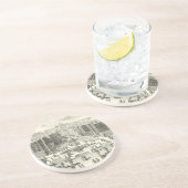 Ölgemälde am Garten von Versailles Getränkeuntersetzer (Seite)