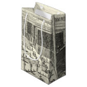 Ölgemälde am Garten von Versailles Kleine Geschenktüte (Vorderseite Schrägansicht)