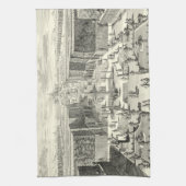 Ölgemälde am Garten von Versailles Küchentuch (Vertikal)