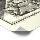 Ölgemälde am Garten von Versailles Poster (Ecke)